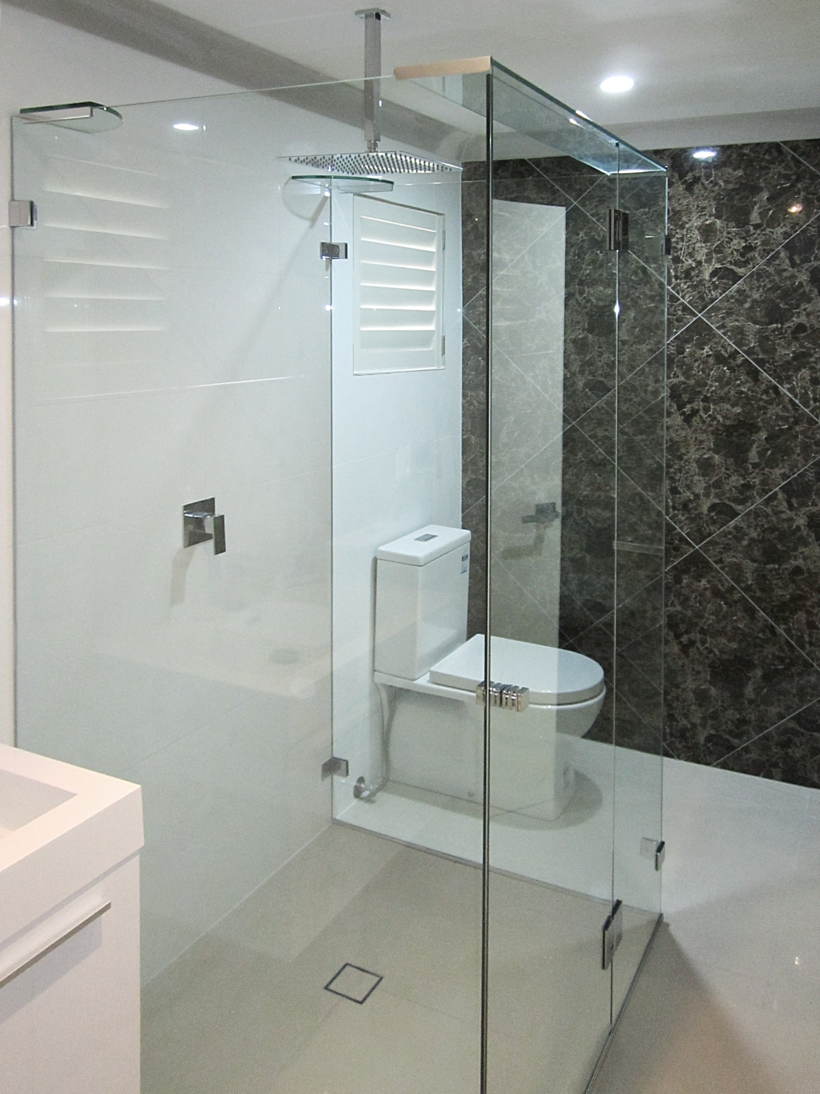 Frameless Shower Screen